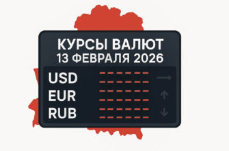 Курсы валют 13 февраля 2026 доллар укрепился, российский рубль ослаб